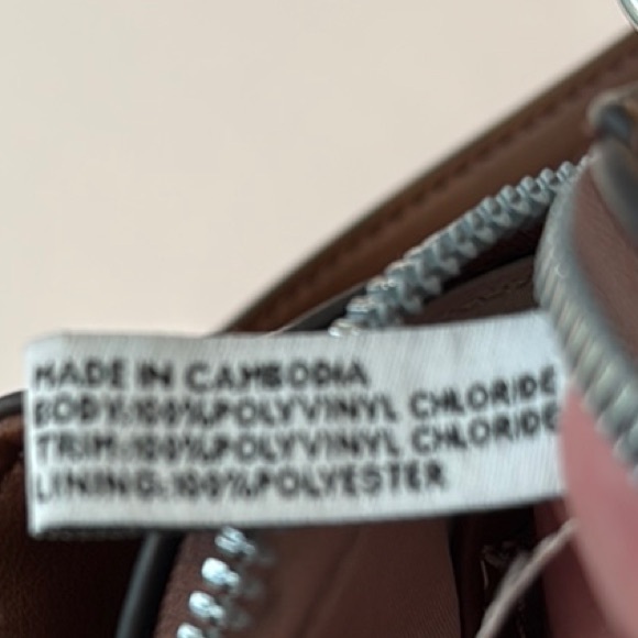 Nine West Floral Crossbody Bag - Brown and Pink - Picture 8 of 10